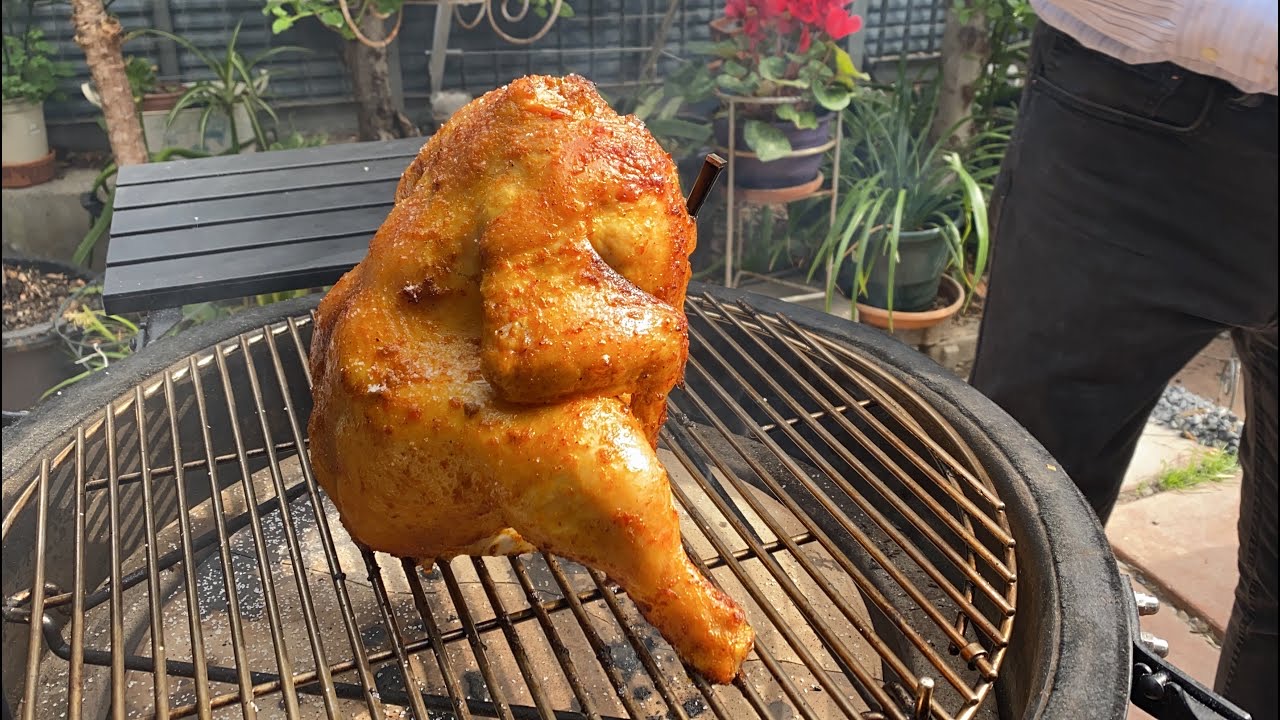Pollo a la cerveza sentado en kamado – El camino del fuego Pollo a la cerveza sentado en kamado – El camino del fuego